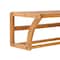 Organize It All Bamboo Wall Mounted Shelf with Towel Bar